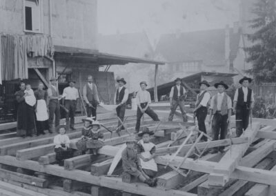 Holzbau im Familienbetrieb aus dem Jahr 1900